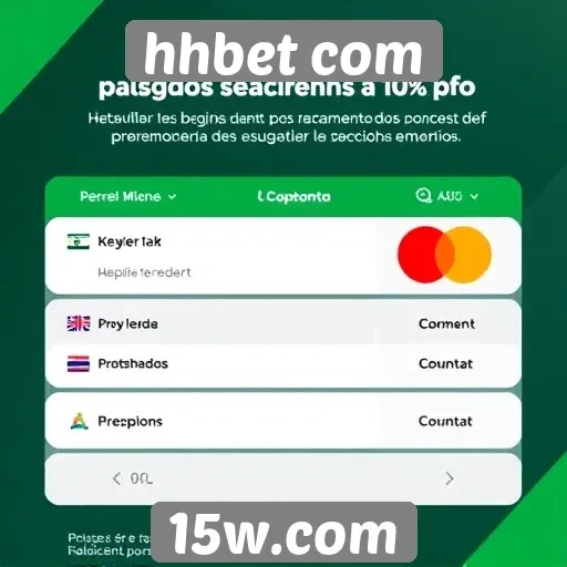 Métodos de pagamento aceitos no hhbet com